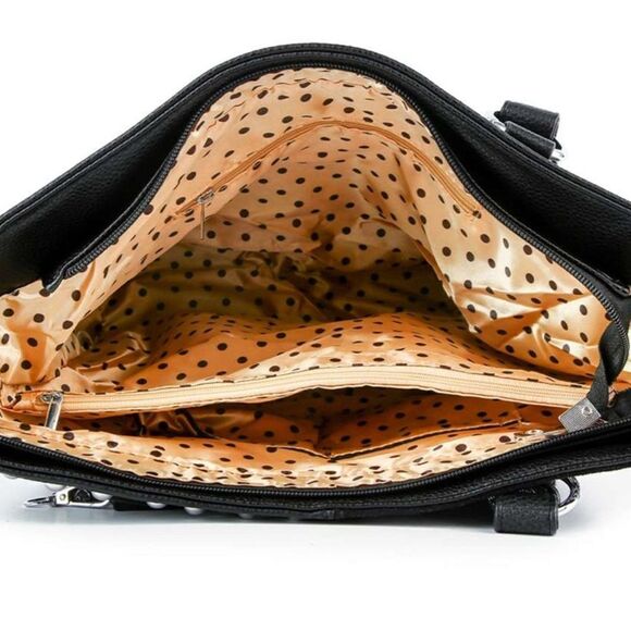 Bling Skull Fringe Tassel Tote - Picture 6 of 6